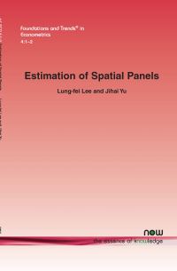 Book Cover for Estimation of Spatial Panels by Lungfei Lee, Jihai Yu