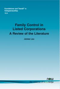 Book Cover for Family Control in Listed Corporations by James Lau