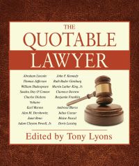 Book Cover for The Quotable Lawyer by Tony Lyons