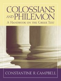 Book Cover for Colossians and Philemon by Constantine R Campbell