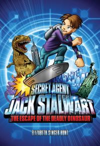 Book Cover for The Escape of the Deadly Dinosaur by Elizabeth Singer Hunt, Brian Williamson
