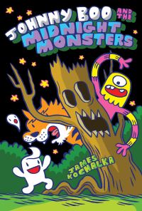 Book Cover for Johnny Boo and the Midnight Monsters by James Kochalka