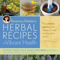 Book Cover for Rosemary Gladstar's Herbal Recipes for Vibrant Health by Rosemary Gladstar