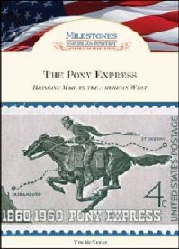 Book Cover for The Pony Express by Tim McNeese