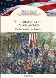 Book Cover for The Emancipation Proclamation by Adam Woog