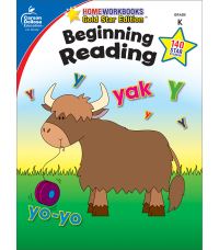 Book Cover for Beginning Reading, Grade K by Carson Dellosa Education