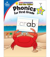 Book Cover for Phonics for First Grade, Grade 1 by Carson Dellosa Education