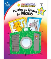 Book Cover for Puzzles and Games for Math, Grade 2 by Carson Dellosa Education