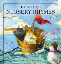 Book Cover for Classic Nursery Rhymes Oversized Padded Board Book by Gina Baek