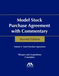 Book Cover for Model Stock Purchase Agreement With Commentary by American Bar Association