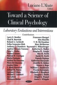 Book Cover for Toward a Science of Clinical Psychology by Luciano LAbate