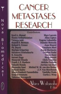 Book Cover for Cancer Metastases Research by Akira Watanabe