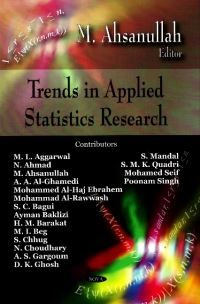 Book Cover for Trends in Applied Statistics Research by Mohammad Ahsanullah