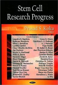 Book Cover for Stem Cell Research Progress by Prasad S Koka