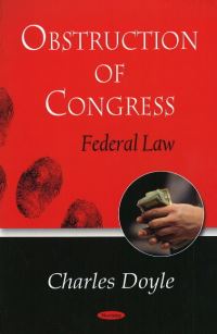 Book Cover for Obstruction of Congress by Charles Doyle