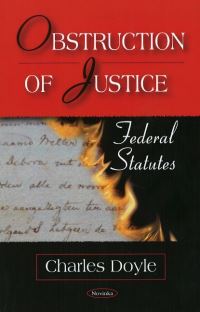 Book Cover for Obstruction of Justice by Charles Doyle