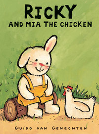 Book Cover for Ricky and Mia the Chicken by Guido Genechten