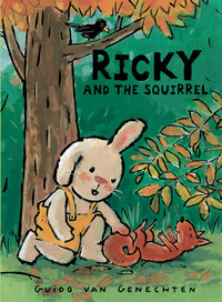 Book Cover for Ricky and the Squirrel by Guido Genechten