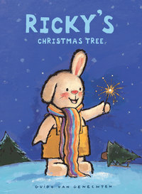 Book Cover for Ricky's Christmas Tree by Guido Genechten