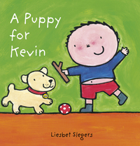 Book Cover for A Puppy for Kevin by Liesbet Slegers