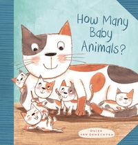 Book Cover for How Many Baby Animals? by Guido Genechten