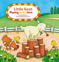 Book Cover for Little Goat. Playing at the Farm by Marja Baeten