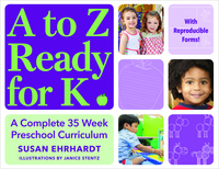 Book Cover for A to Z Ready for K by Susan Ehrhardt