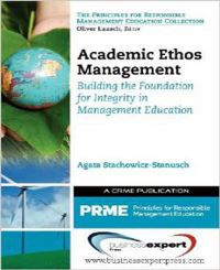 Book Cover for Academic Ethos Management by Agata StachowiczStanusch