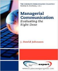 Book Cover for Managerial Communication by J David Johnson
