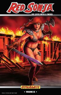 Book Cover for Red Sonja, She-Devil With a Sword. Volume IX War Season by Eric S Trautmann, Walter Geovani