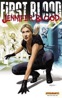 Book Cover for Jennifer Blood. Vol. 1 First Blood by Michael Owen Carroll
