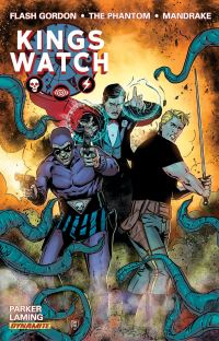 Book Cover for Kings Watch. Vol. 1 Flash Gordon, The Phantom, Mandrake the Magician by Jeff Parker, Jordan Boyd, Simon Bowland