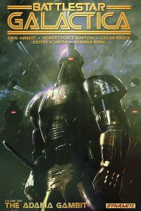 Book Cover for The Adama Gambit by Dan Abnett, Robert Place Napton, Alex Guimarães