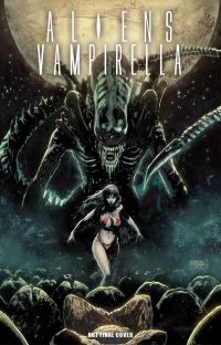 Book Cover for Aliens, Vampirella by Corinna Bechko, Inlight Studios
