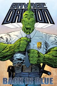 Book Cover for Back in Blue by Erik Larsen