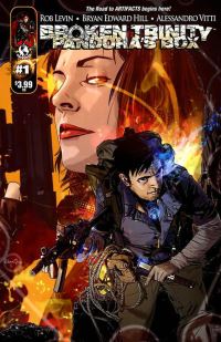 Book Cover for Broken Trinity. Volume 2 Pandora's Box by Bryan Edward Hill, Rob Levin, Alessandro Vitti, Facundo Percio