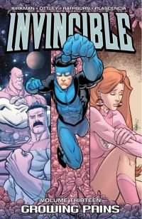 Book Cover for Invincible. Growing Pains by Robert Kirkman, Cory Walker, Ryan Ottley
