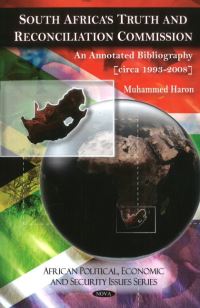 Book Cover for South Africa's Truth and Reconciliation Commission by Muhammed Haron