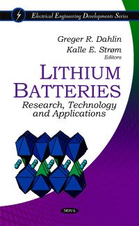 Book Cover for Lithium Batteries by Greger R Dahlin, Kalle E Strøm