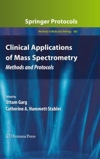 Book Cover for Clinical Applications of Mass Spectrometry by Uttam Garg, Catherine A HammettStabler