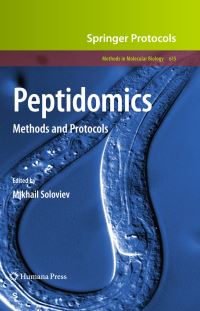 Book Cover for Peptidomics by Mikhail Soloviev
