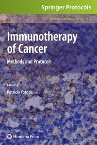 Book Cover for Immunotherapy of Cancer by Patricia Yotnda