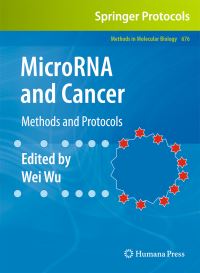 Book Cover for MicroRNA and Cancer by Wei Wu