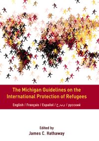 Book Cover for The Michigan Guidelines on the International Protection of Refugees by James C Hathaway