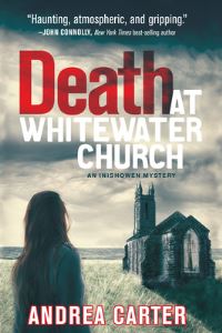 Book Cover for Death at Whitewater Church by Andrea Carter