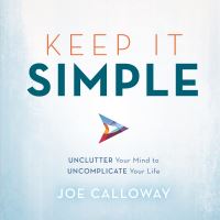 Book Cover for Simply Focus by Joe Calloway