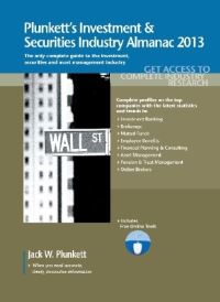 Book Cover for Plunkett's Investment & Securities Industry Almanac 2013 by Jack W Plunkett