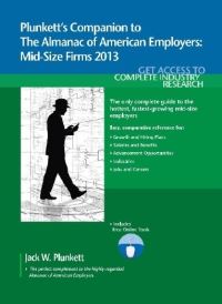 Book Cover for Plunkett's Companion to the Almanac of American Employers 2013 by Jack W Plunkett