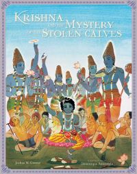 Book Cover for Krishna and the Mystery of the Stolen Calves by Joshua Greene