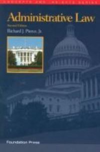 Book Cover for Administrative Law by Richard J Pierce